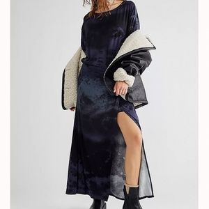 Free People Midnight Alyssa Wrap Dress